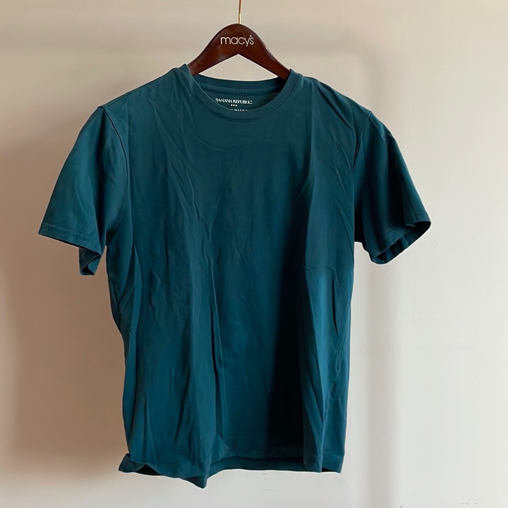 Banana Republic Teal Short Sleeve Tee (Size M)